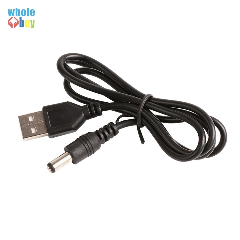 Кабель питания с медным сердечником 80 см USB-DC 5 5*2 1 мм провод USB для DC5.5 DC