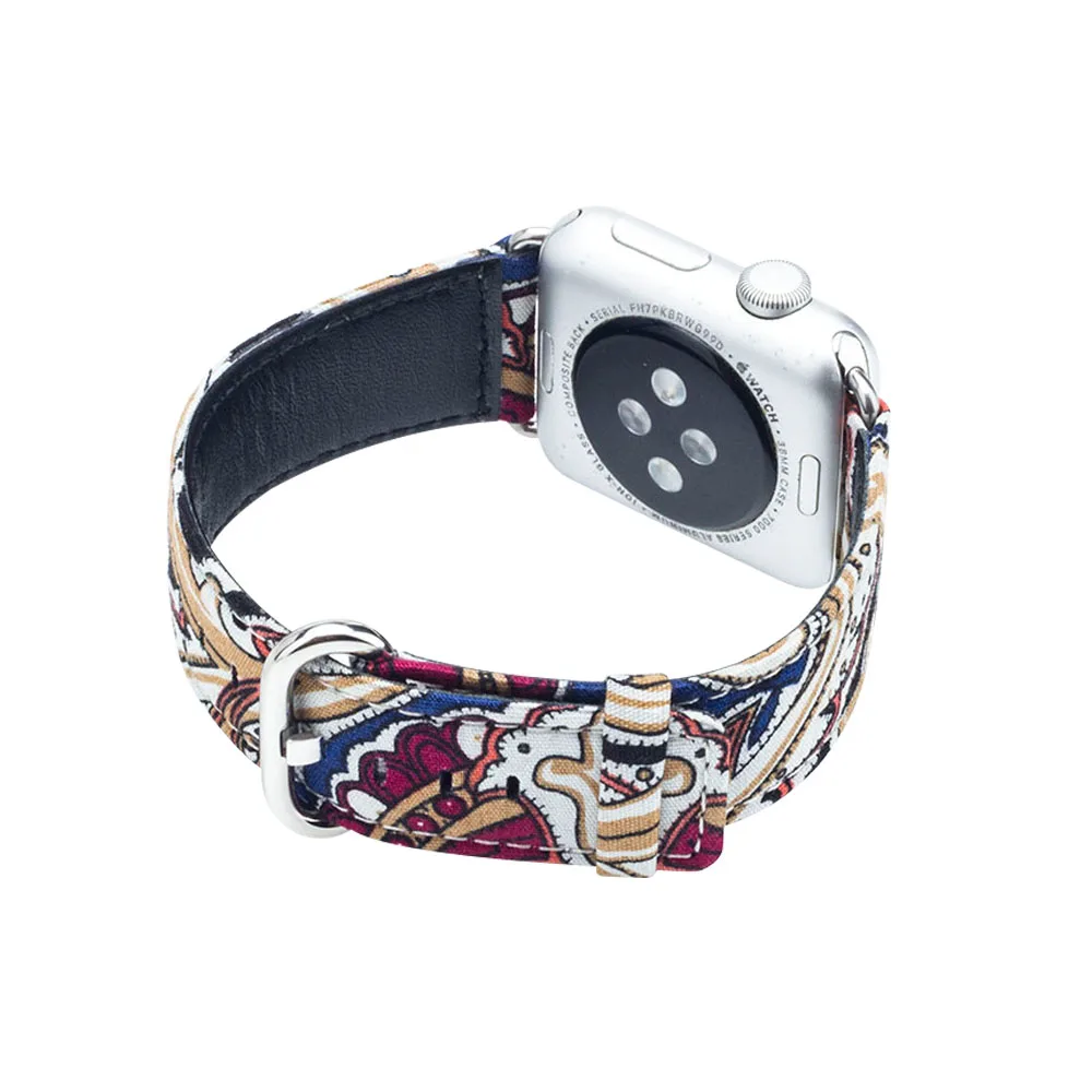 Холщовый ремешок для apple watch Band 42 мм 38 мм apple watch 4 3 iwatch band 44 мм 40 мм браслет часы Correa ремешок аксессуары
