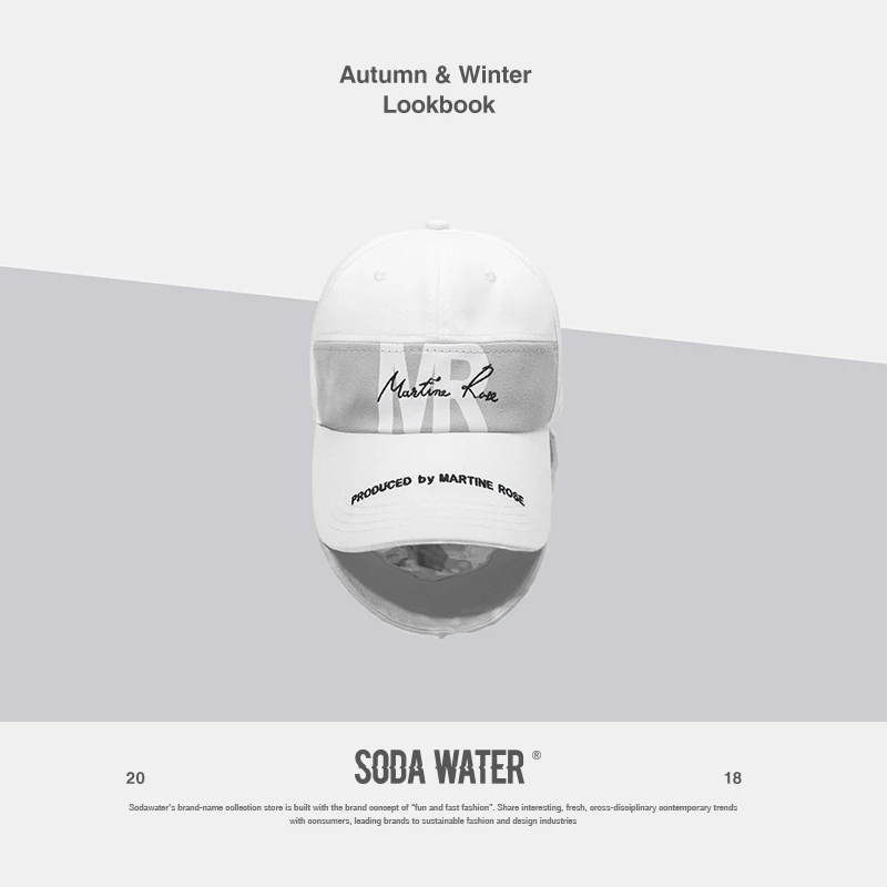 Сода вода NR буквы бейсболка для мужчин и женщин повседневный Регулируемый