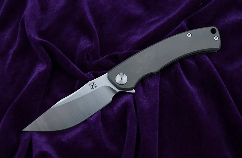 LEMIFSHE YX-650 Складной Нож С флиппером ручка из титанового сплава D2 лезвие керамический подшипник охотничий кемпинг EDC инструмент для выживания