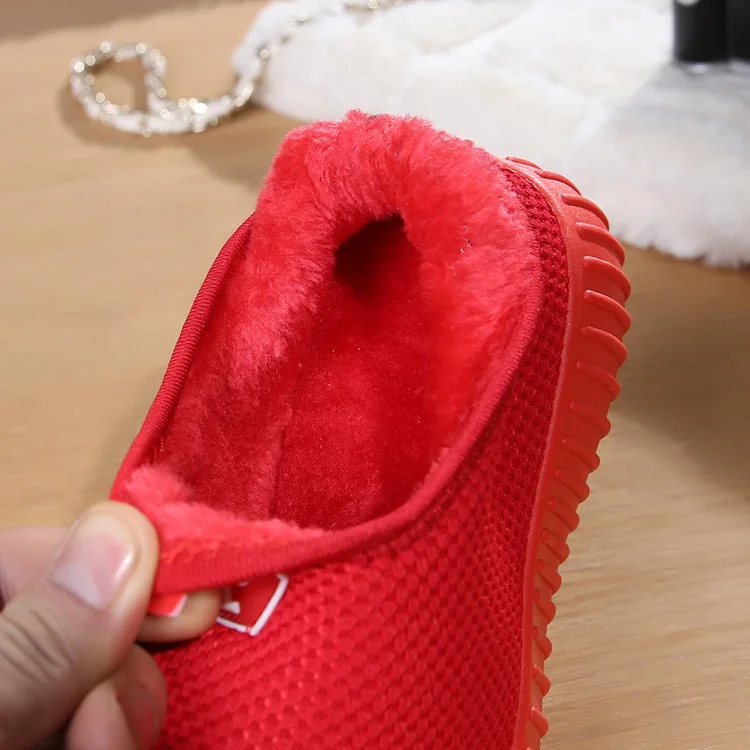 Мужская повседневная обувь зима теплая slip on/мокасины прочный дышащий пара стая