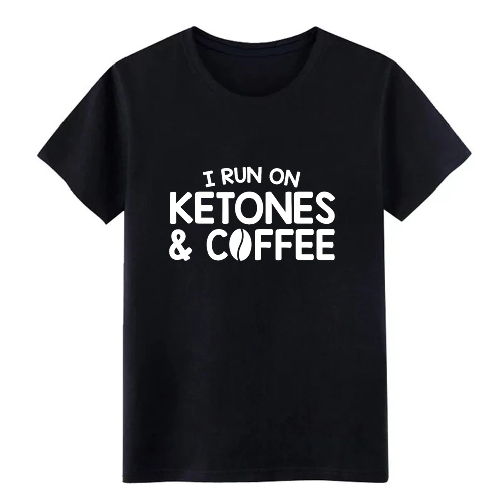 Run On Ketones кофе Кето диета футболка вязаный короткий рукав S xxxl оригинальный