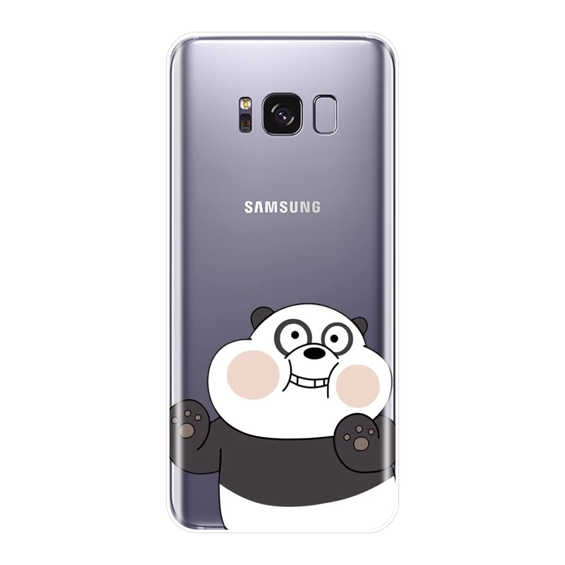 No.5 Задняя крышка для samsung Galaxy Note 9, 8, 5, 4, милый мягкий силиконовый чехол для samsung S8, S9 Plus, S5, S6, S7 Edge, чехол для телефона - Цвет: No.5