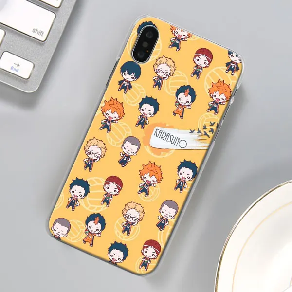 02 Аниме Haikyuu чехол для телефона для Apple iPhone X XR 7 8 Plus 6 6s Plus XS MAX 11 Pro Max SE чехол для телефона Coque - Цвет: 02