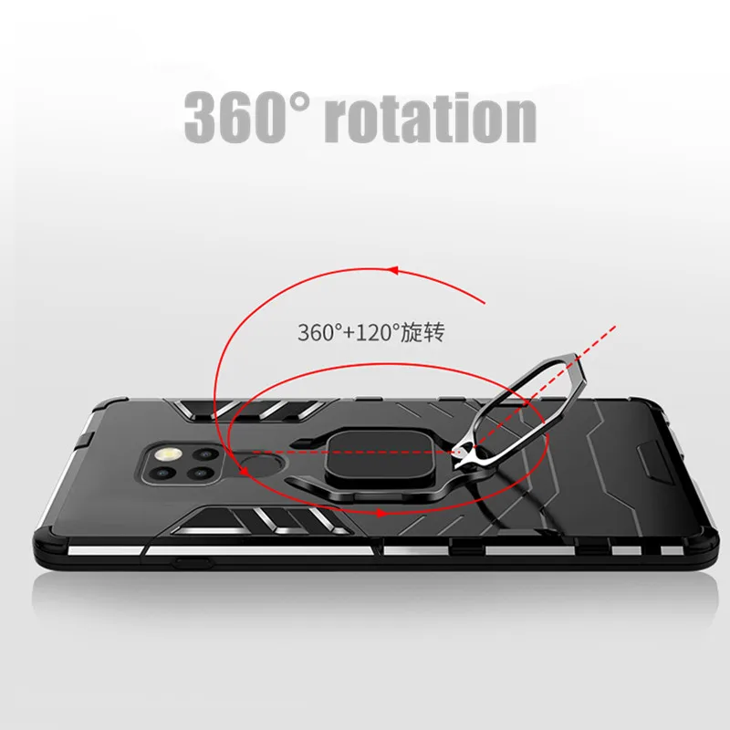 Армированный чехол для Huawei Mate 20 Гибридный Жесткий Поликарбонат ТПУ Силиконовый