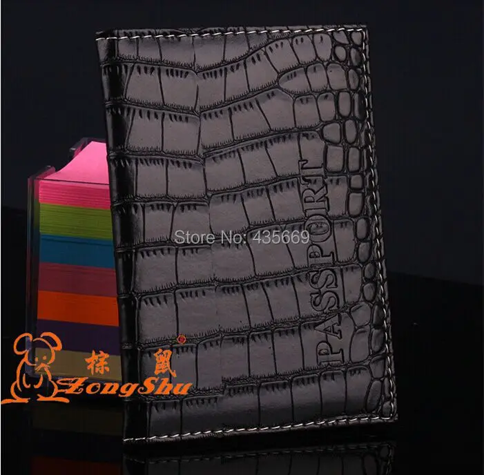 2015 New Arrived Candy Color Fashion Passport Cover Card Holder Unisex Travel crocodile grain passport case | Багаж и сумки