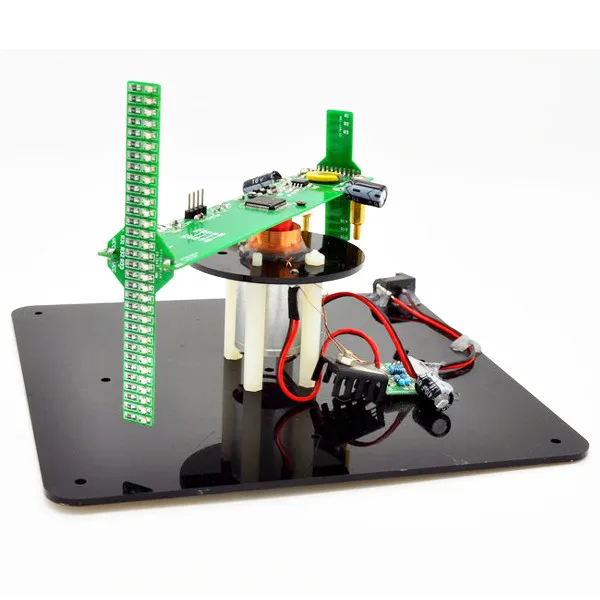 DIY двухосный 3D вращающийся светодиодный комплект тренировочный для пайки POV |