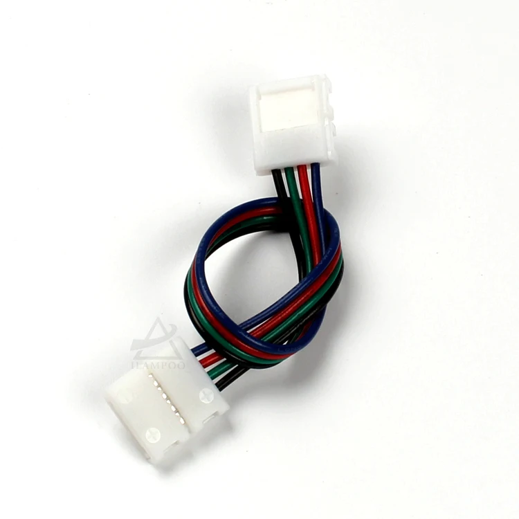 Free Shipping 5pcs/lot LED RGB 4 pin Connector Adapter For 5050 Strip 10mm Width 2 | Освещение