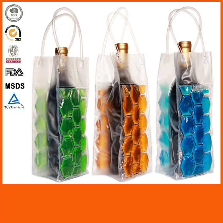 Охлаждающая сумка для вина ПВХ гелевая со льдом пикника | Дом и сад