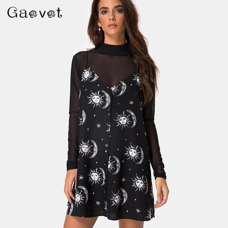 2019 летнее платье черное сексуальное ТРАПЕЦИЕВИДНОЕ мини-платье на бретельках