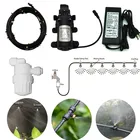 Садовый распылитель воды с насосом и мощным фильтром небулайзера для цветов, растений, теплиц, садового орошения и тумана
