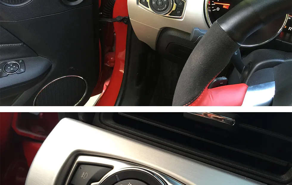 Подходит для FORD MUSTANG 2015-2017 внутренняя чаша с ручками детали украшения интерьера: