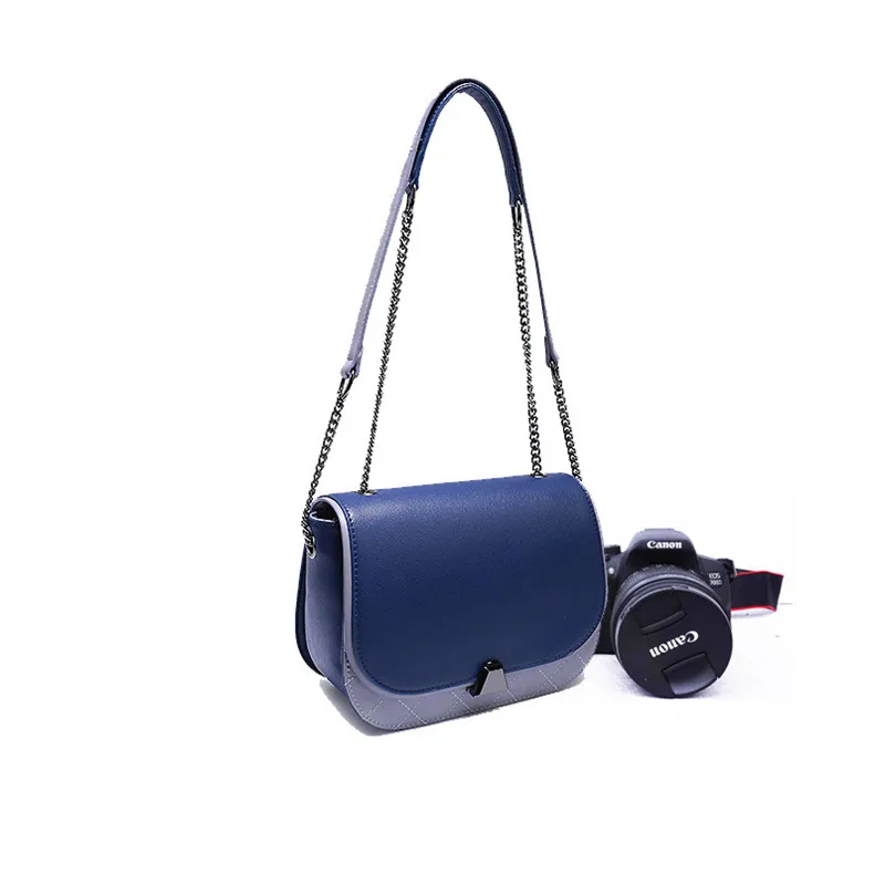 Vento Marea женские сумки почтальонов с цепями сумка Bolsa Feminina PU кожаная черная через