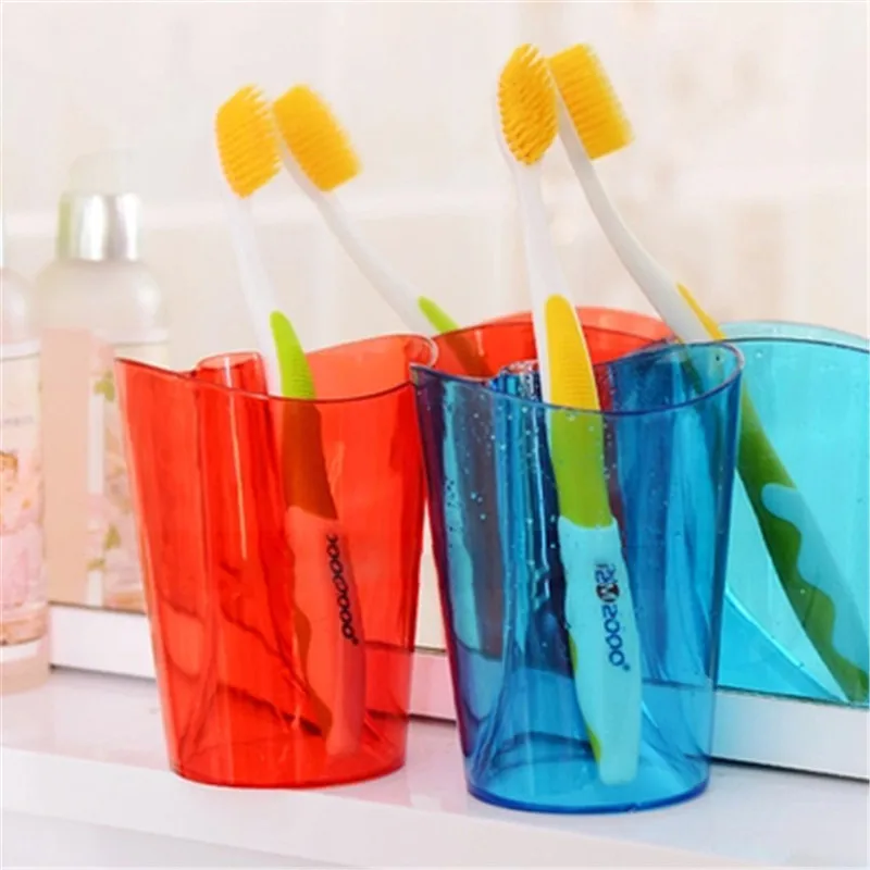 Honana Household Toothbrush Holder Antiscale Innovative Gargle Tooth Mug Toothbrushing Cup Bathroom Wash Set Multi Color | Дом и сад