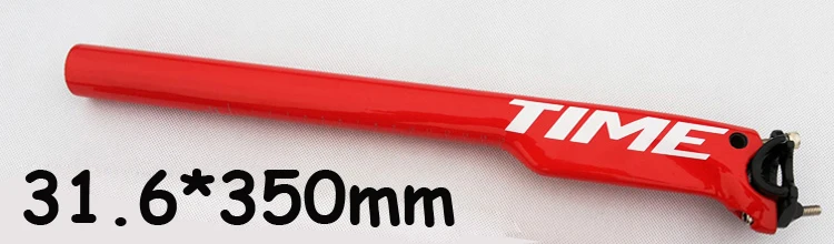 TM glossy red 350B Горный и дорожный 3 K полный углеродного волокна велосипед подседельный штырь черное сиденье для велосипеда MTB велосипед запчасти 27,2/30,8/31,6*350 мм 400 мм - Цвет: TM glossy red 350B