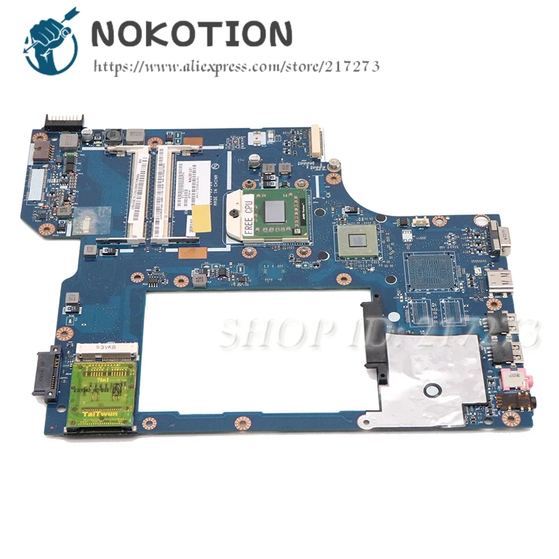 NOKOTION для acer ASPIRE 5534 5534G 5538 5538G материнская плата для ноутбука LA-5401P MBPE902001 MB. PE902.001 MBNAL00001 Бесплатный процессор