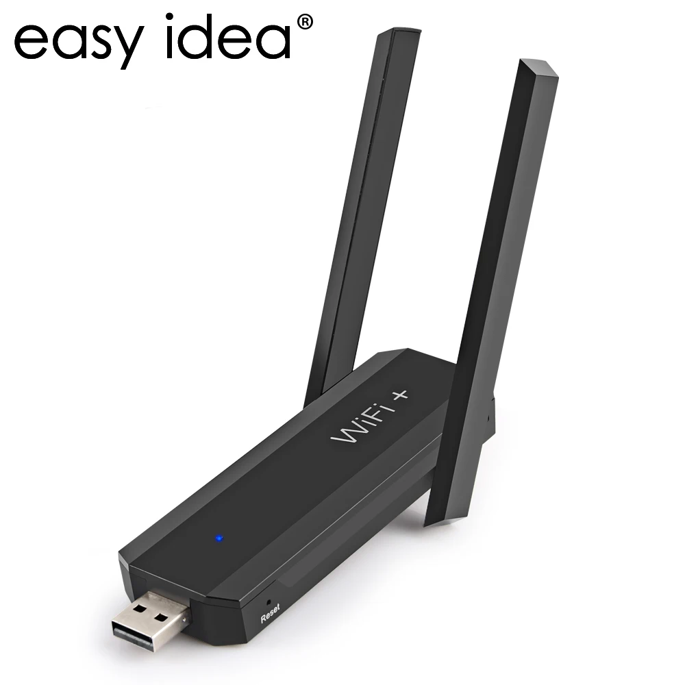 Easyidea USB Wi-Fi ретранслятор 300 м двойной антенны Усилитель сигнала 802.11b/G/N 2.4 г Extender