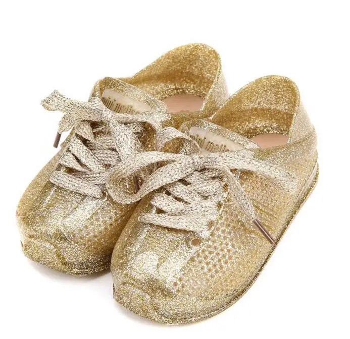 Летняя обувь детские сандалии для девочек прозрачная с кристаллами детей милые