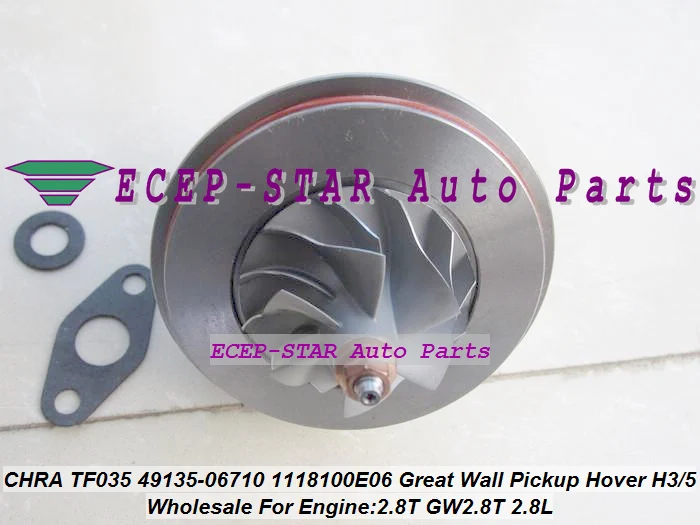 Турбо CHRA картридж Core TF035 49135 06710 1118100 E06 1118100E06 для Great Wall Hover H3 Haval H5 2 8 T GW2.8T