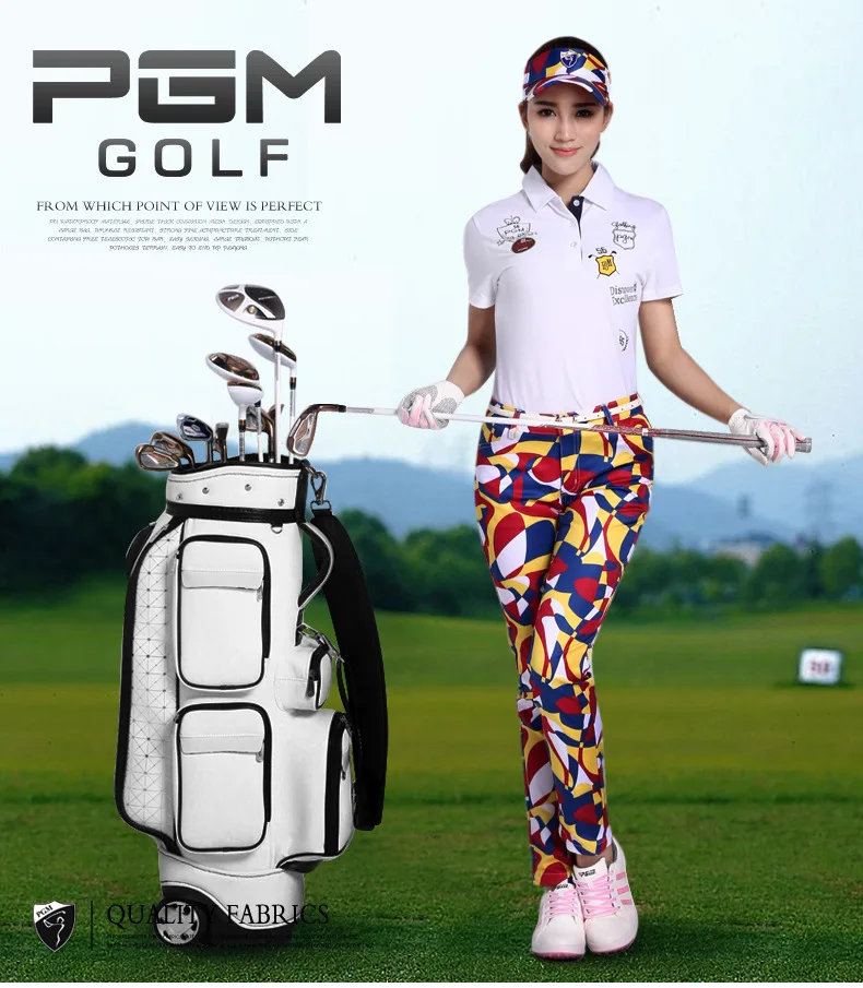 2018 новые летние штаны для гольфа женские дышащие спортивные с принтом