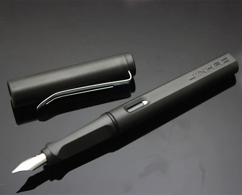 Jinhao 599 прозрачная белая цветная перьевая ручка со средним наконечником для