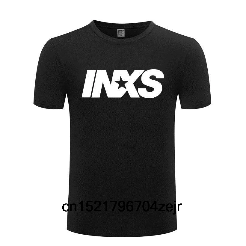 Для мужчин футболка хлопковая с короткими рукавами INXS Рок Забавный новая wo
