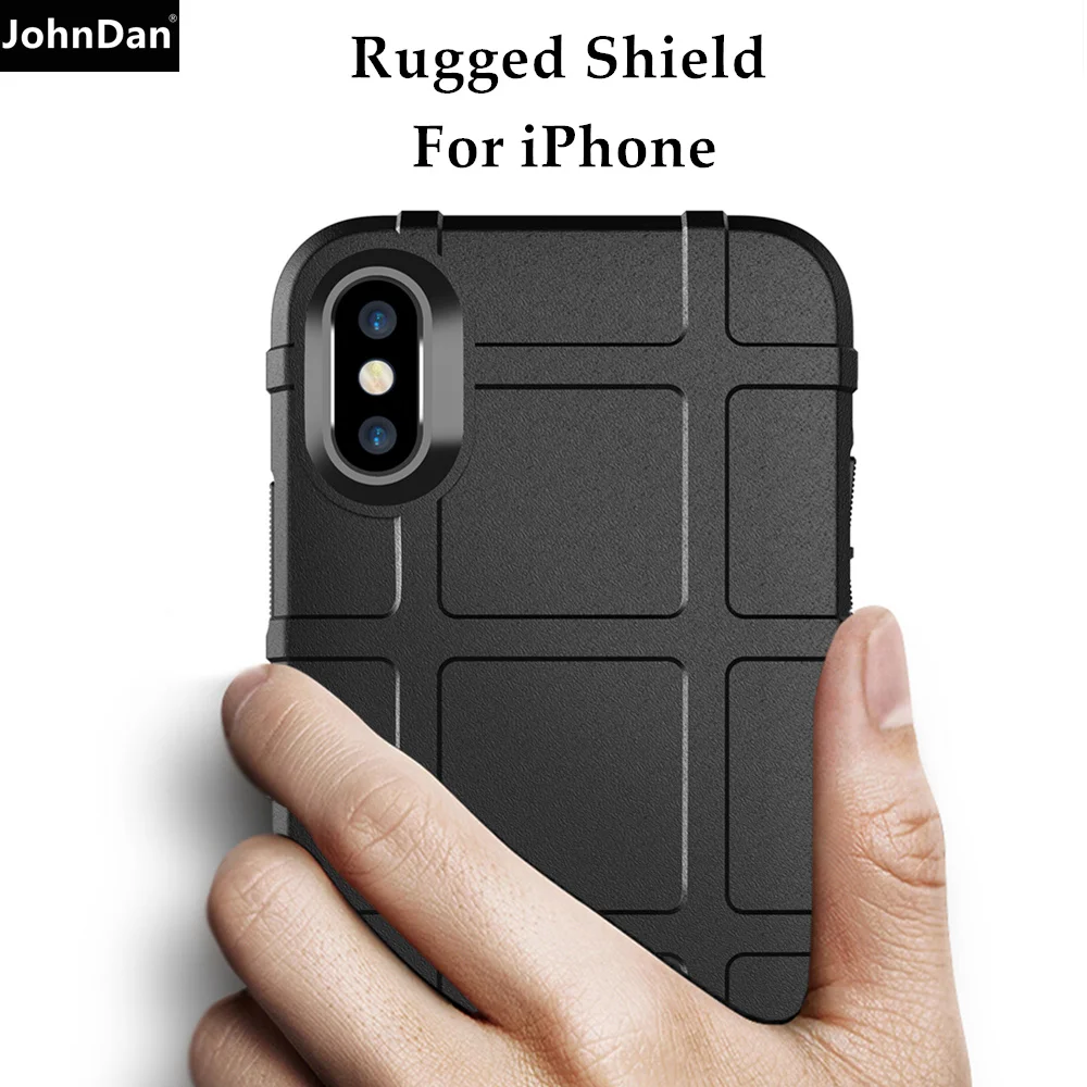 Матовый чехол из ТПУ для Apple iPhone XS Max XR X 6 6s 7 8 Plus противоударный прочный защитный