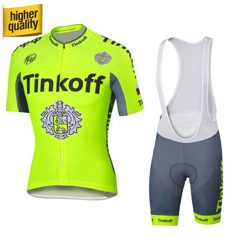 

100% Polyester Short Sleeve Cycling Jersey/Quick-Dry Pro Team Summer MTB Cycling Clothing Tinkoff Saxo 2018 Roupa Ciclismo