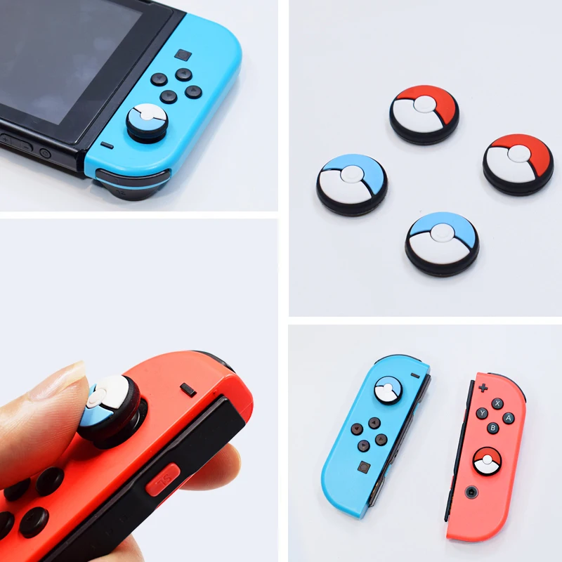 Yoteen Для nintendo переключатель 4 шт. силиконовые палочки для ручек шапки контроллер ns