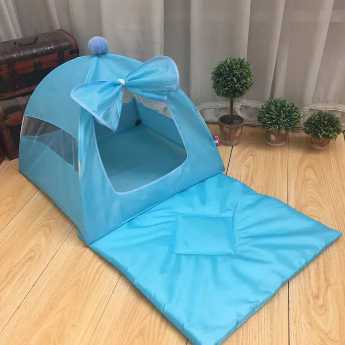 

New style summer portable foldable pet tent playpen outdoor Indoor tent for cat small dog puppy tents cats nest toy house