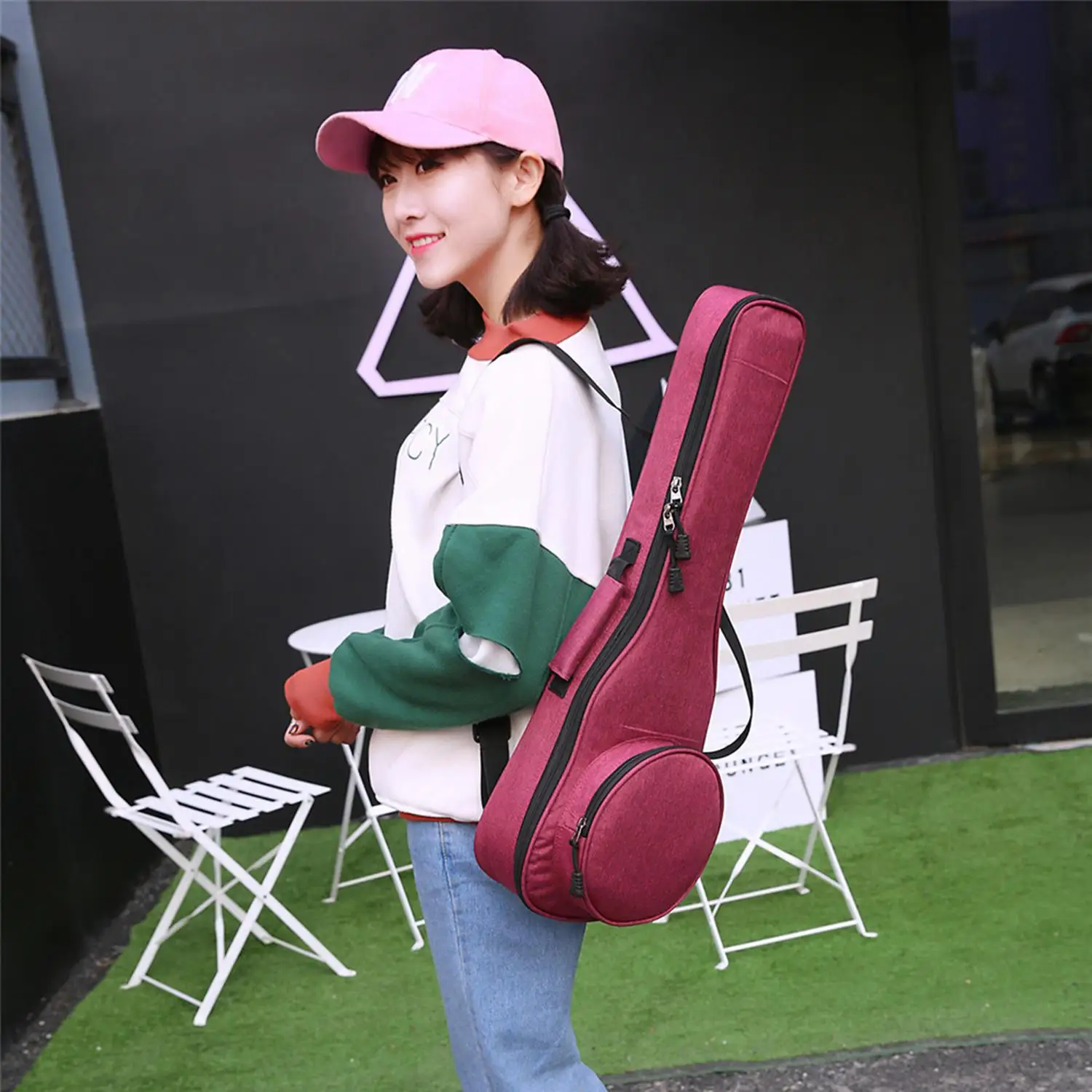 SEWS Хлопковая Сумка для укулеле мягкий чехол Gig водонепроницаемая ткань Оксфорд