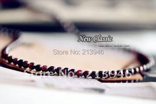 4 мм 190 шт./лот натуральный гранат свободные бусины каменные нити DIY аксессуары для