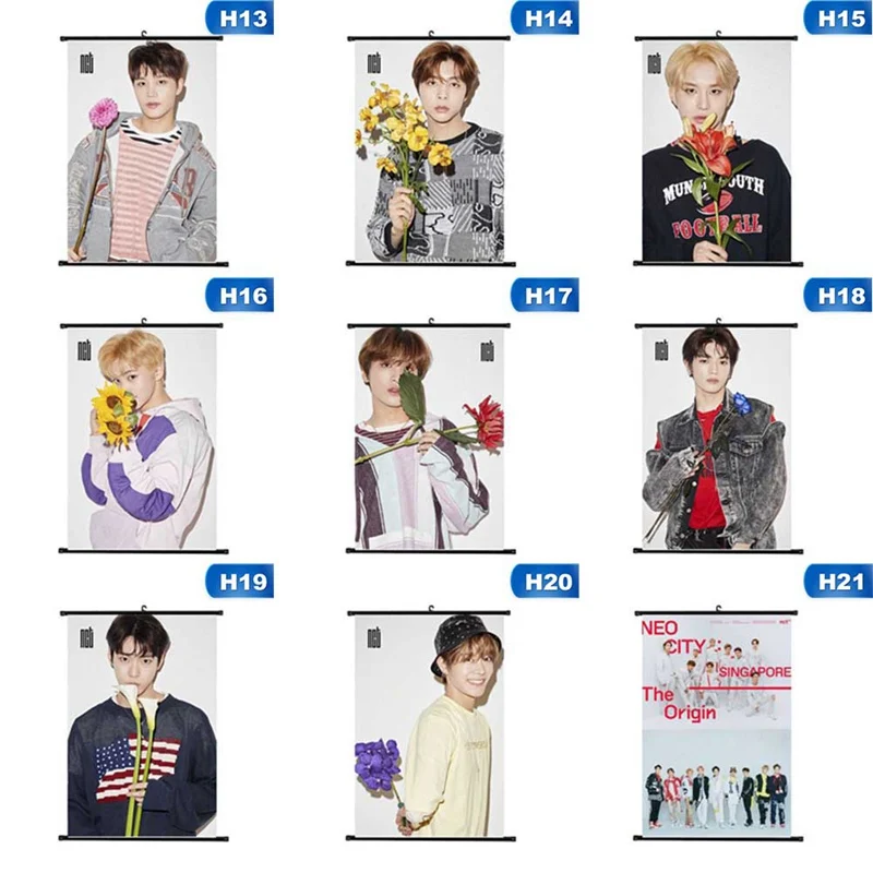 NCT Kpop Группа фото плакат крафт-бумага/Декор стены/Бар плакат/декоративная живопись/Ретро плакат