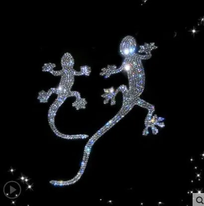 Автомобиль Лебедь кристалл Полный алмаз инкрустированный Стразы Большой gecko