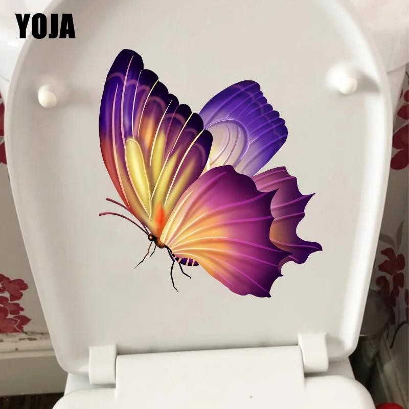 YOJA 19 6x21 5 см умная красочная Бабочка для детской комнаты Настенная Наклейка