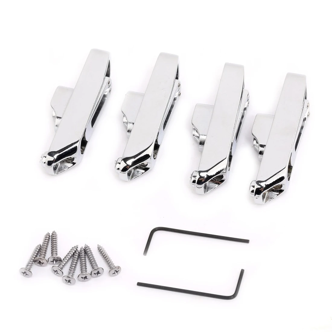SEWS 4 струнный бас однострунный мост набор серебро (упаковка из 4)|silver silver|set silversilver