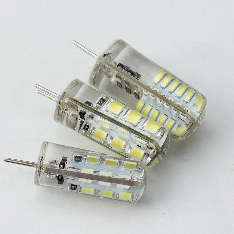 220V Spotlight Bulbs G4 Led Bulb SMD Silicone Mini Chandelier Lights 3014 SMD2835 Corn Lamp Light Replace Halogen | Лампы и освещение