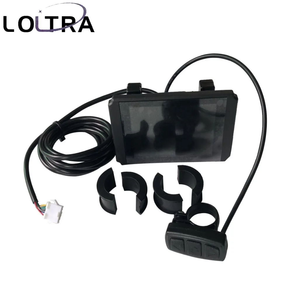E-велосипеда Дисплей 24V 36V 48V KT-LCD8H Красочный электрический велосипед Дисплей с Скорость предел анти-зарядка Функция