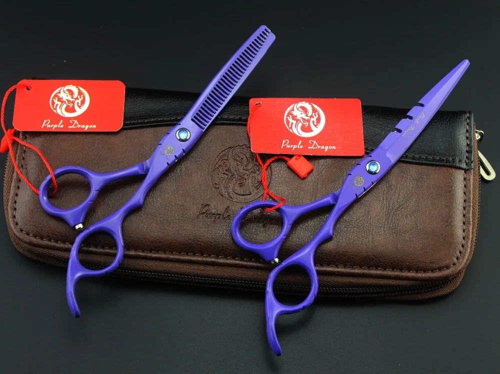 FAST Shipping! professional Styling tools hairdressing brand hair scissors purple 5.5/6 inch high-grade barber salon shears | Красота и