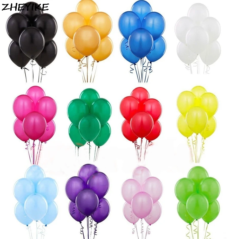 1/5/10/20/30 шт Ballonnen 10 дюймов Латекс воздушный шар надувной Globos шары воздушные для дня