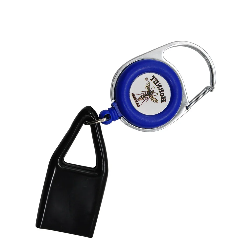 

Black & Blue Stickers Silicone Lighter Cover Safe Stash Clip Keychain Lighter Holder Secure Holder