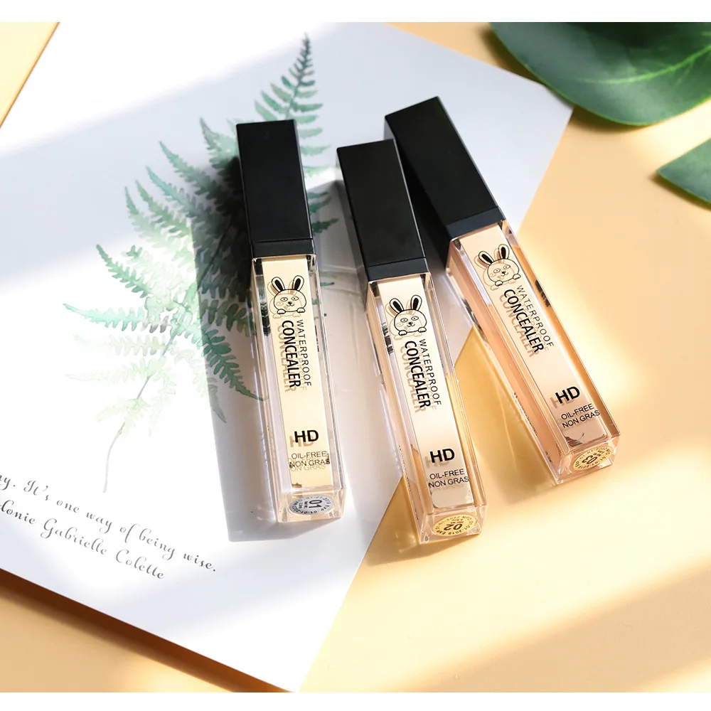 

3 colors Full Coverage Makeup Liquid Concealer Convenient Eye Concealer Cream Waterproof Make Up Base Cosmetic Concealer