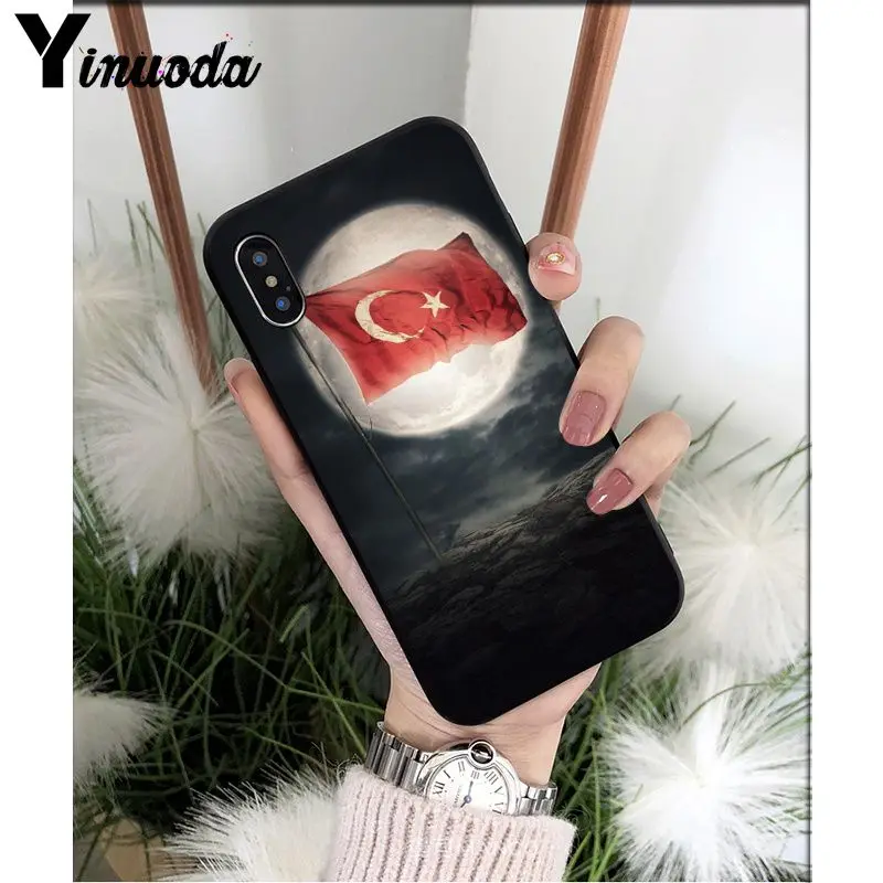 Yinuoda флаг Турция Стамбул Анталья Мустафа волк чехол для телефона Apple iPhone 8 7 6 6S Plus X