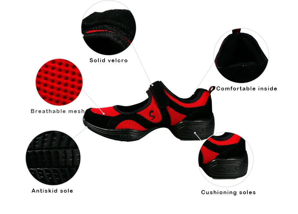 Movefun сетки с открытым носком дышащие мам квадратный Обувь для танцев женская