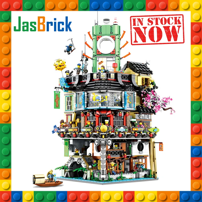 Ninjago City DIY наборы строительных блоков 5040 шт. обучающая игрушка для детей