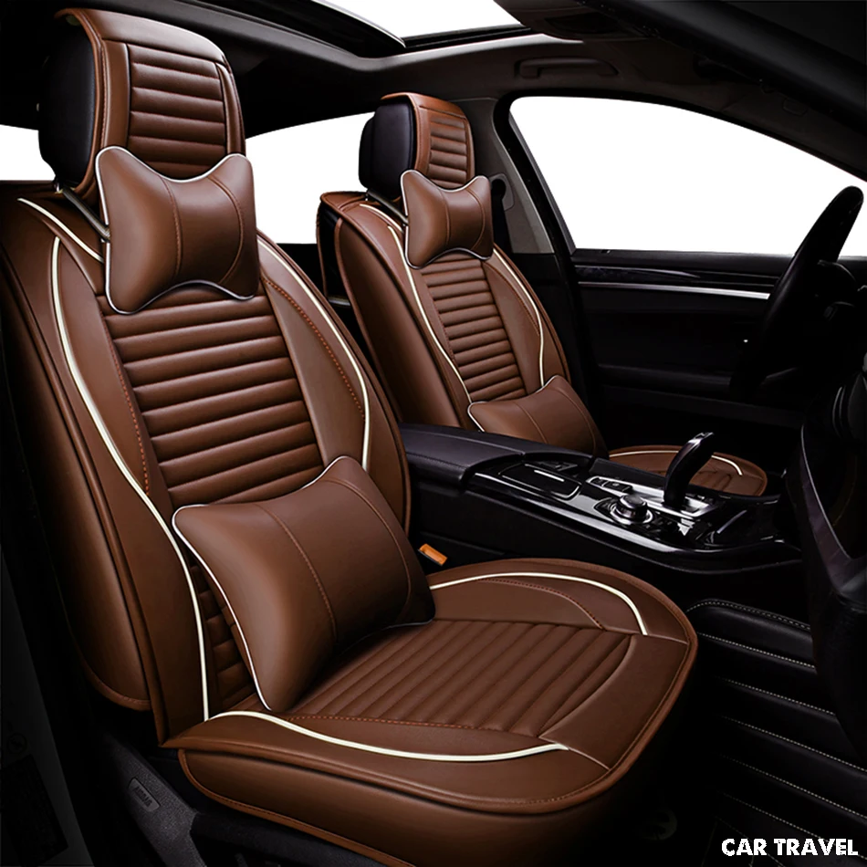 Чехол для автокресла из искусственной кожи для nissan juke renault vw golf 4 5 6 seat leon fr volvo s40 s60 s80 автомобильные аксессуары для стайлинга автомобилей