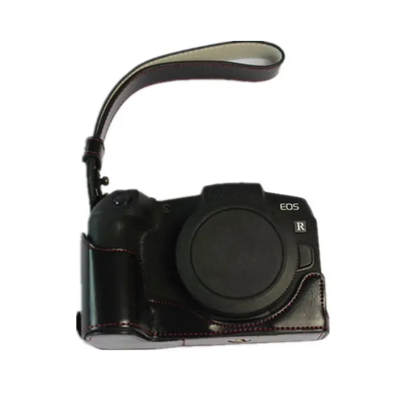 Черный/кофейный/Коричневый чехол из искусственной кожи для камеры Canon EOS RP EOSRP