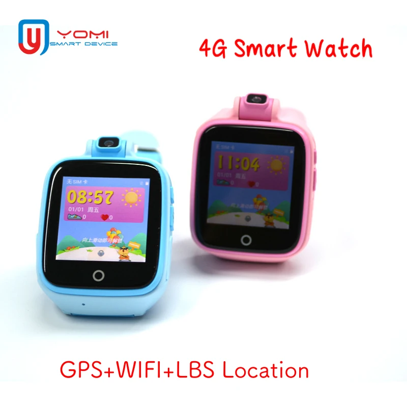 4G Smart Kids Watch Android IOS GPS WIFI LBS Locating Remote Monitor SOS History Route Voice Chat Baby Smartwatch with Camera |