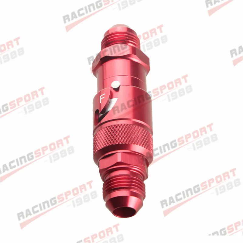 

-10 AN Quick Release Connect Fitting Fuel Adapter Line Hose Red