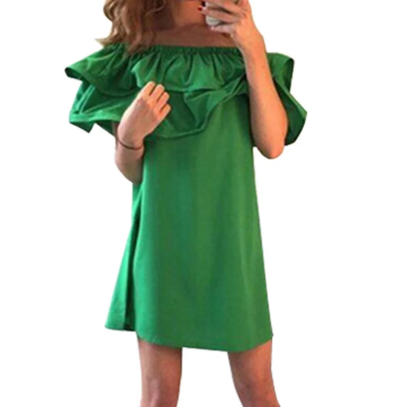 Новое летнее платье сексуальное короткое пляжное без рукавов модное красочное